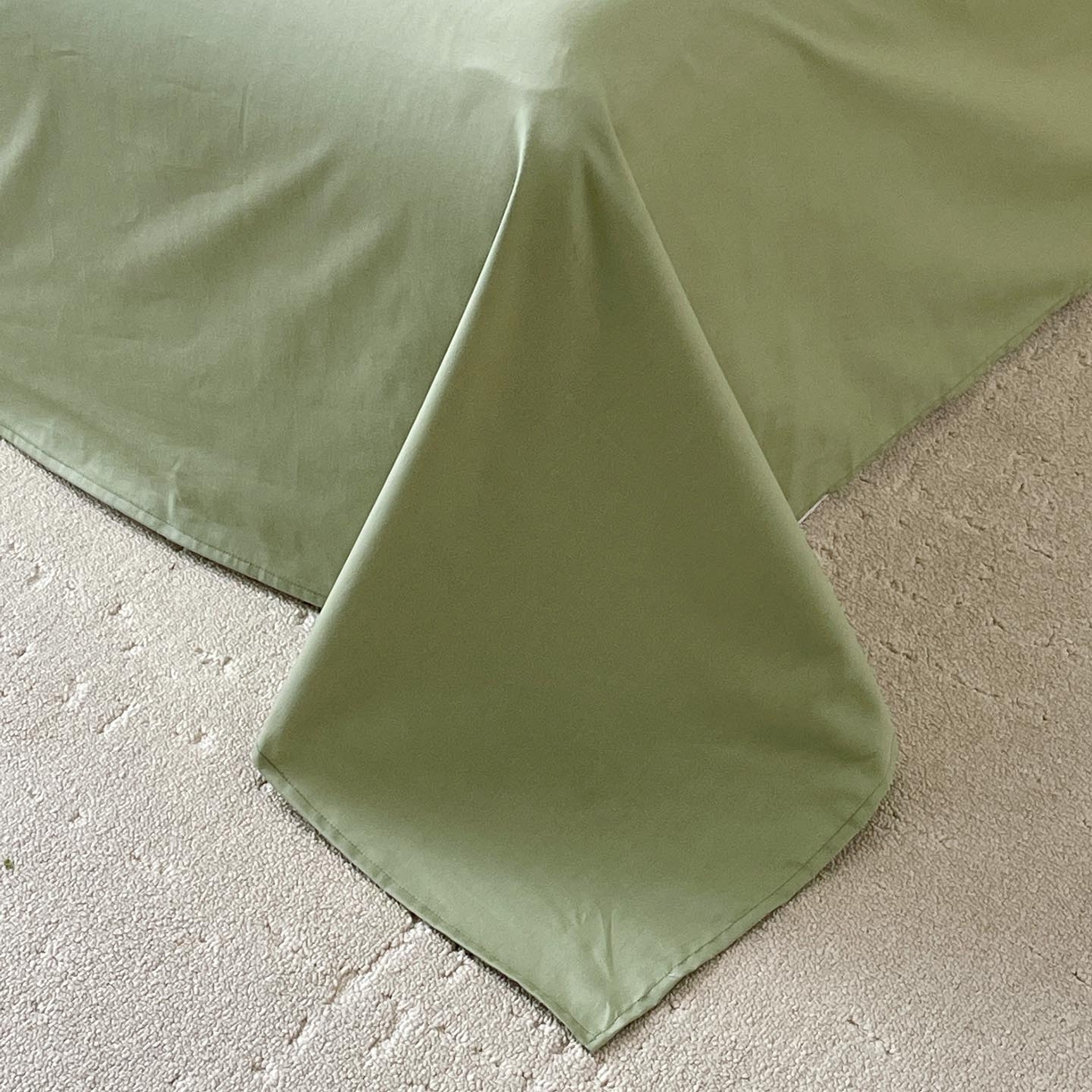 91家纺网 家纺一手货源 找家纺 帅露家纺 2026新款全棉纯棉色织大提花四件套 青禾-绿