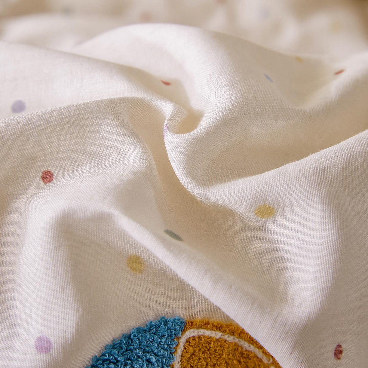 91家纺网 家纺一手货源 找家纺 帅露家纺 2026新款A类全棉纯棉双层纱毛巾绣四件套 好伙伴