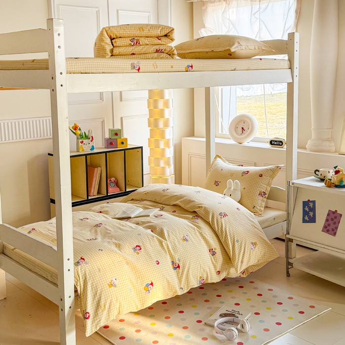 91家纺网 家纺一手货源 找家纺 （总）简冠家纺 2025新款全棉学生宿舍三四件套多件套大礼包