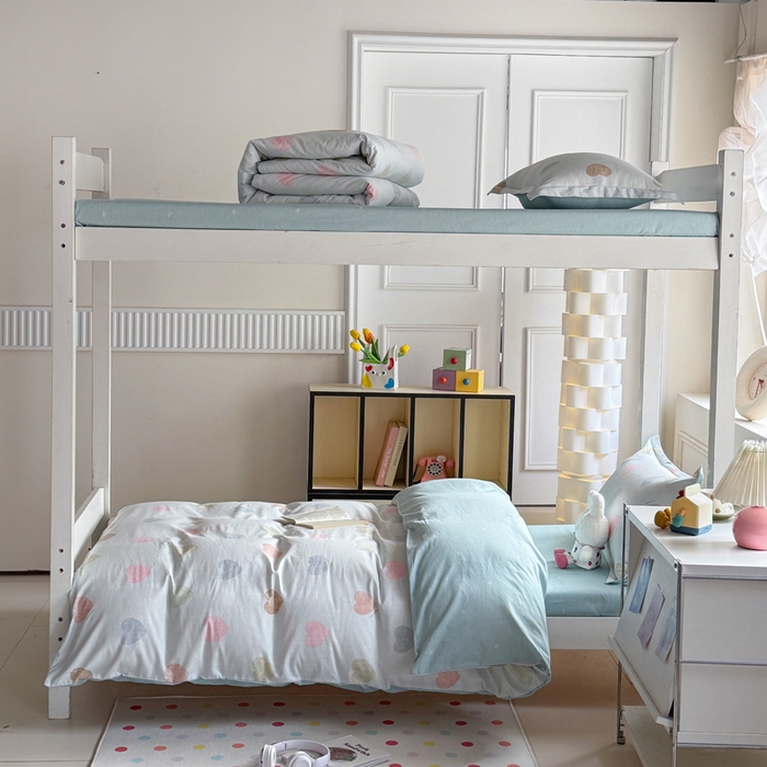 91家纺网 家纺一手货源 找家纺 （总）简冠家纺 2025新款全棉学生三件套宿舍三件套纯棉学生床垫被子被芯