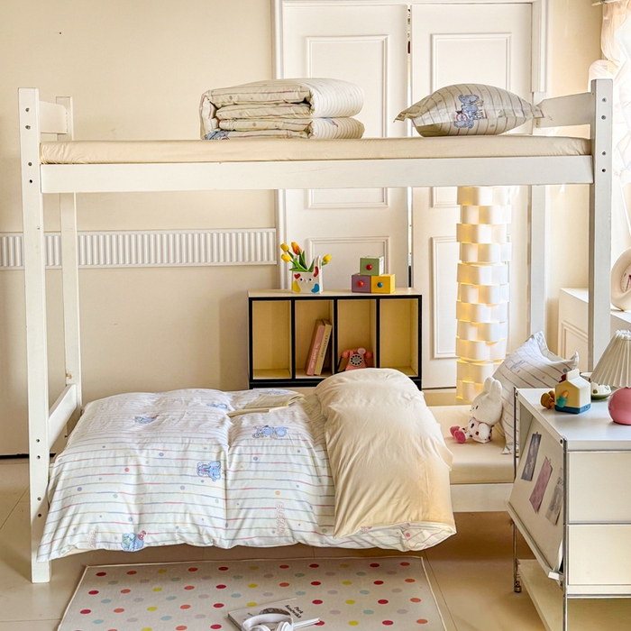 91家纺网 家纺一手货源 找家纺 （总）简冠家纺 2025新款全棉学生三件套宿舍三件套纯棉学生床垫被子被芯