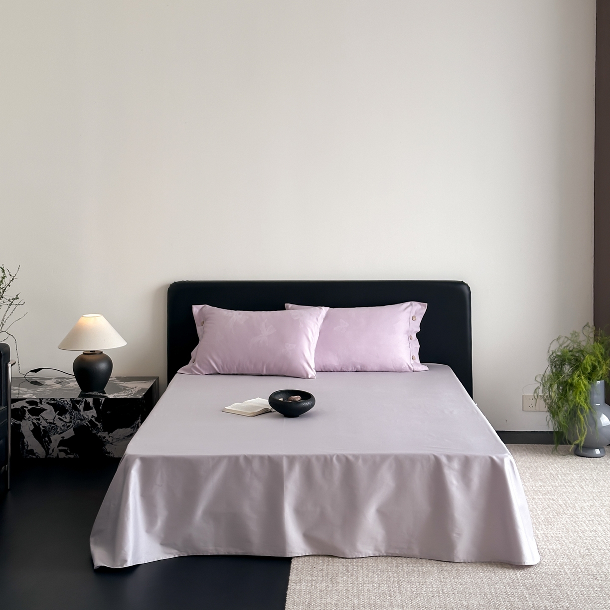 91家纺网 家纺一手货源 找家纺 （总）FORTWO家纺原创设计（FOR TWO家纺） 2026春夏新款60支全棉纯棉立体浮雕提花四件套