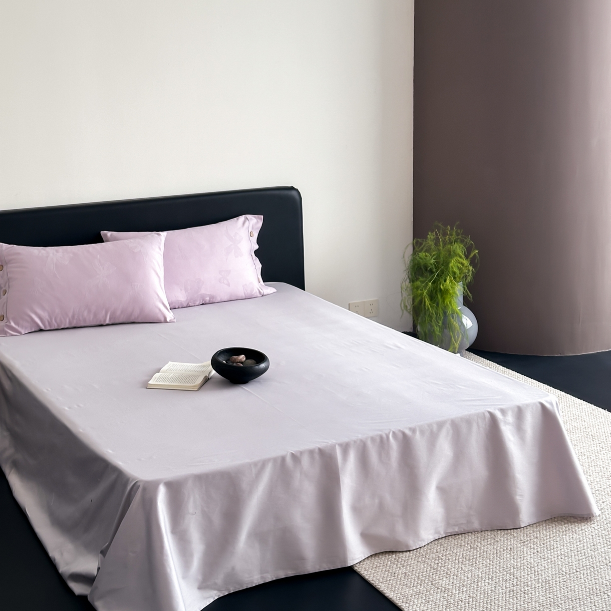 91家纺网 家纺一手货源 找家纺 （总）FORTWO家纺原创设计（FOR TWO家纺） 2026春夏新款60支全棉纯棉立体浮雕提花四件套