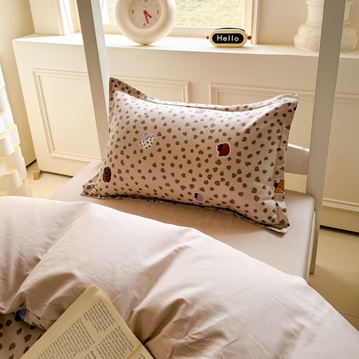 91家纺网 家纺一手货源 找家纺 简冠家纺 2025新款全棉学生三件套宿舍三件套纯棉学生床垫羽丝绒被子被芯 初享时光-咖