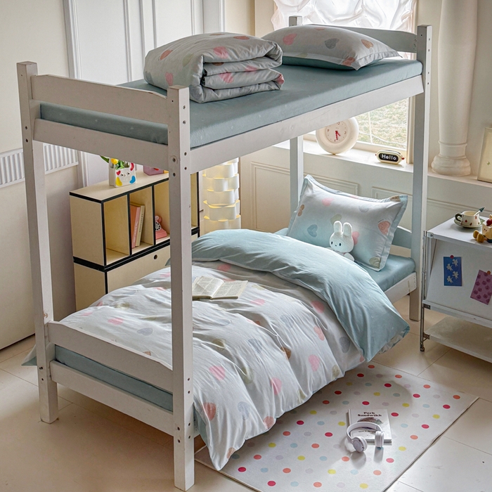 91家纺网 家纺一手货源 找家纺 简冠家纺 2025新款全棉学生三件套宿舍三件套纯棉学生床垫羽丝绒被子被芯 初心 绿