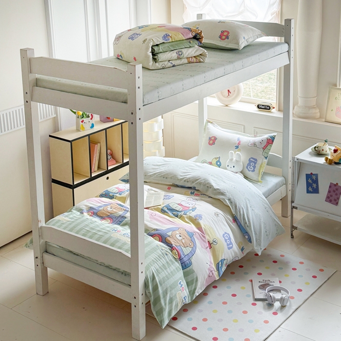 91家纺网 家纺一手货源 找家纺 简冠家纺 2025新款全棉学生三件套宿舍三件套纯棉学生床垫羽丝绒被子被芯 快乐动物城