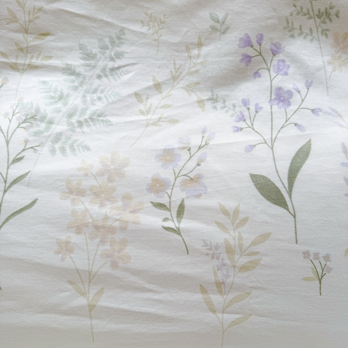 91家纺网 家纺一手货源 找家纺 简冠家纺 2025新款全棉学生三件套宿舍三件套纯棉学生床垫羽丝绒被子被芯 田园诗篇 米