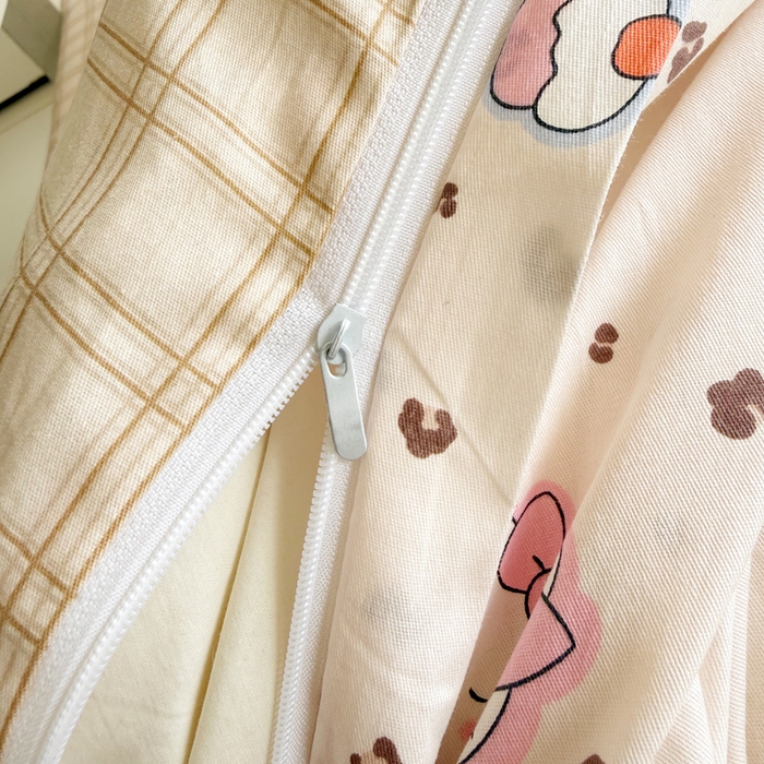 91家纺网 家纺一手货源 找家纺 简冠家纺 2025新款全棉学生宿舍三四件套床笠款 贝贝莉亚 黄