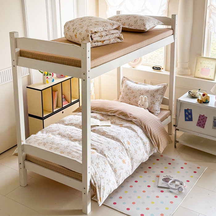 91家纺网 家纺一手货源 找家纺 简冠家纺 2025新款全棉学生宿舍三四件套床笠款 城南花开