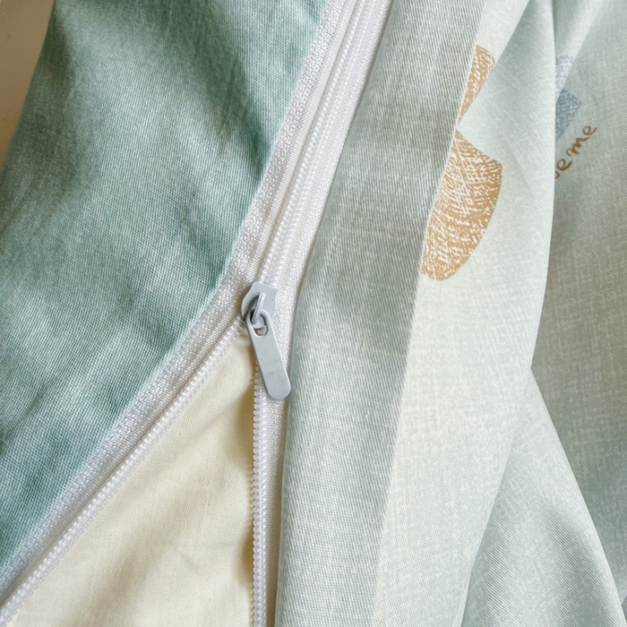 91家纺网 家纺一手货源 找家纺 简冠家纺 2025新款全棉学生宿舍三四件套床笠款 初心 绿