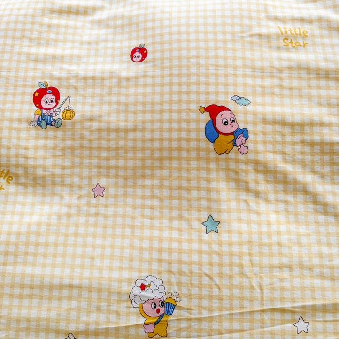 91家纺网 家纺一手货源 找家纺 简冠家纺 2025新款全棉学生宿舍三四件套床笠款 精灵王国