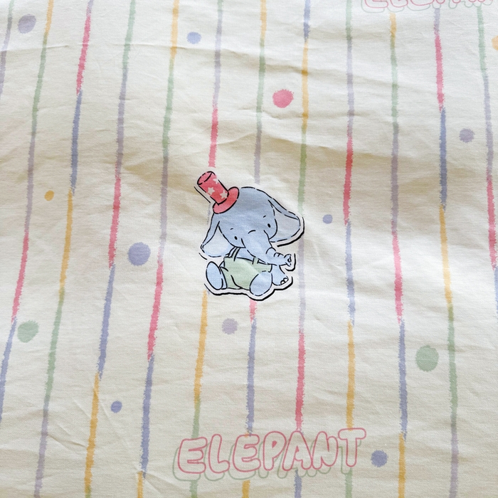 91家纺网 家纺一手货源 找家纺 简冠家纺 2025新款全棉学生宿舍三四件套床笠款 小飞象