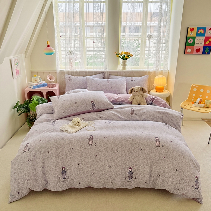 91家纺网 家纺一手货源 找家纺 （总）简冠家纺 2026新款仿棉水洗棉四件套