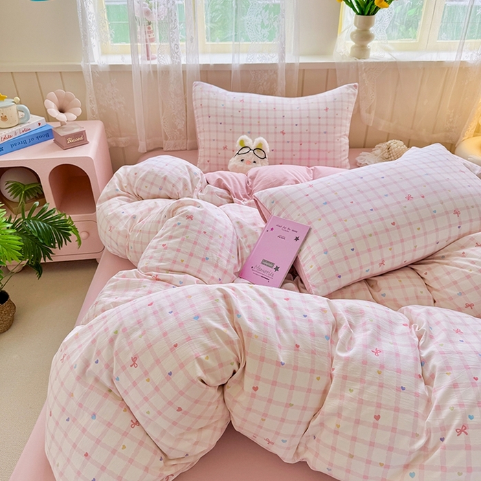 91家纺网 家纺一手货源 找家纺 （总）简冠家纺 2026新款仿棉水洗棉四件套