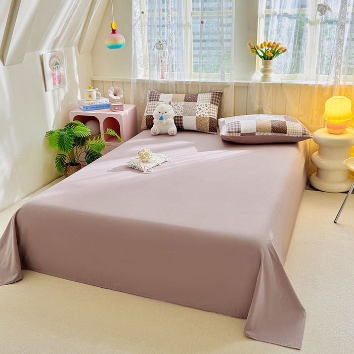 91家纺网 家纺一手货源 找家纺 简冠家纺 2026新款仿棉水洗棉四件套 墨语云间