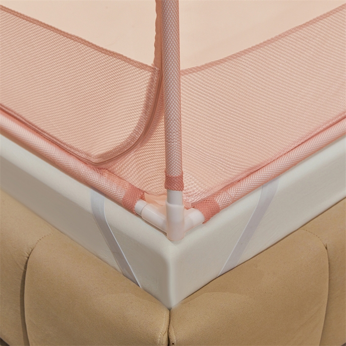 91家纺网 家纺一手货源 找家纺 （总）佳梦家纺 2026春夏新款护栏级防摔坐床蚊帐T门系列