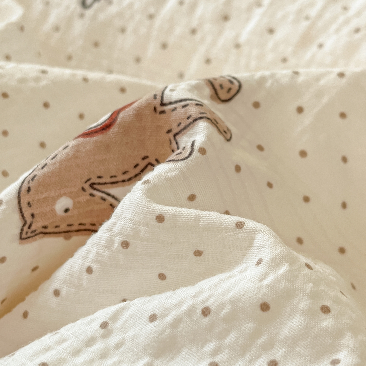 91家纺网 家纺一手货源 找家纺 金梦拉家纺 2026新款A类高品质高克重超柔泡芙纱泡泡纱小清新四件套 马上来福