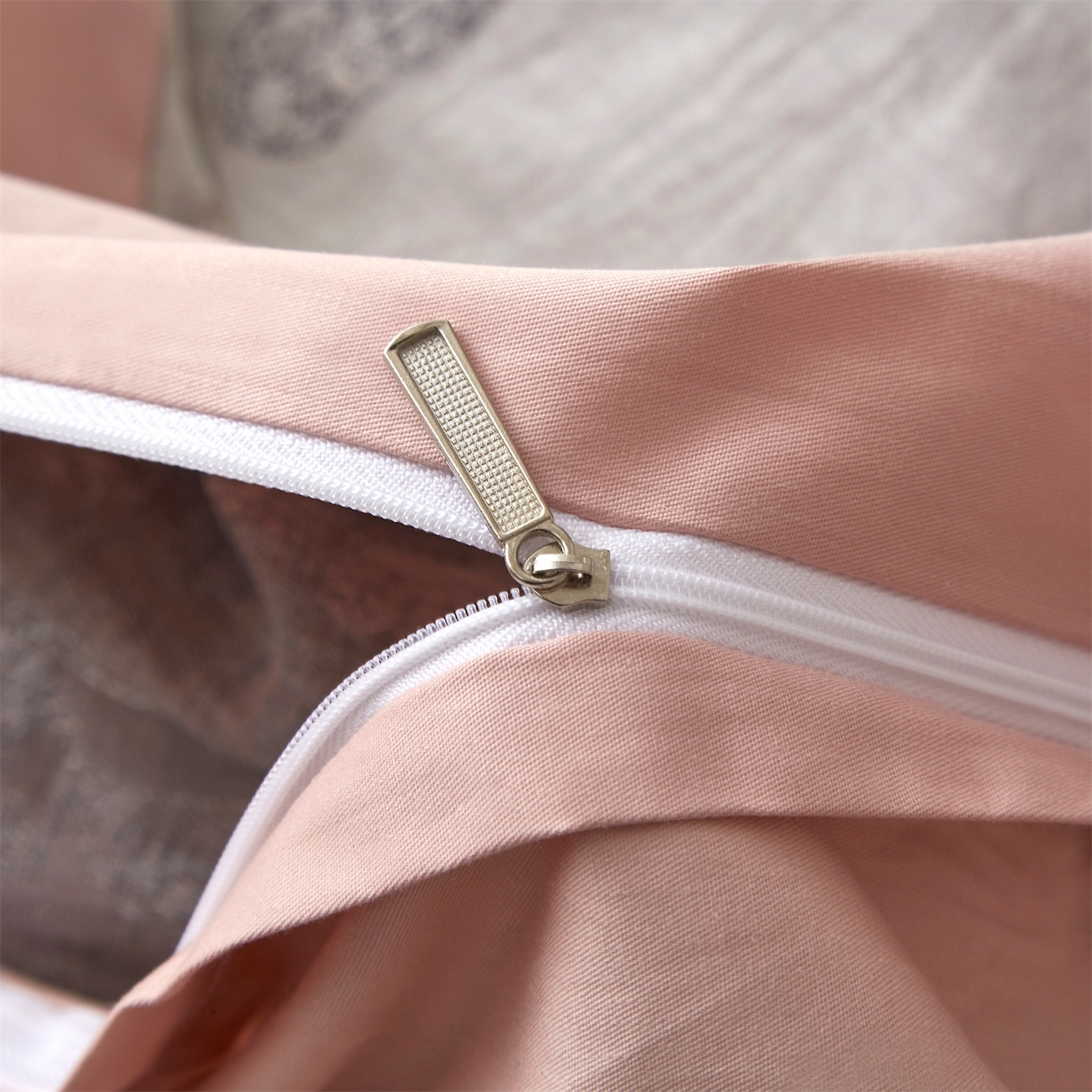 91家纺网 家纺一手货源 找家纺 曼秀琳家纺 2026新款全棉纯棉色织大提花四件套 柏林少女-肉粉