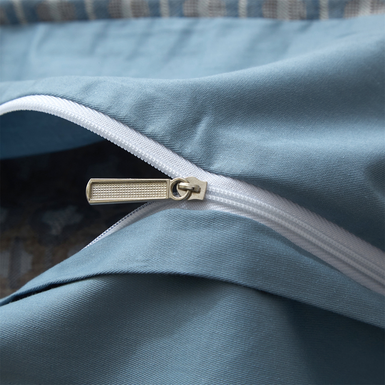 91家纺网 家纺一手货源 找家纺 曼秀琳家纺 2026新款全棉纯棉色织大提花四件套 克汀-兰咖