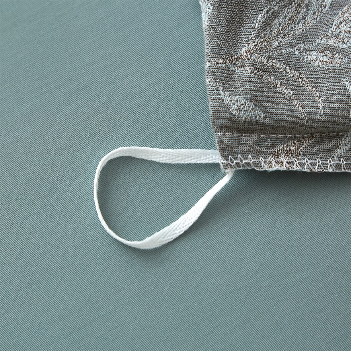 91家纺网 家纺一手货源 找家纺 曼秀琳家纺 2026新款全棉纯棉色织大提花四件套 南法假日-蓝