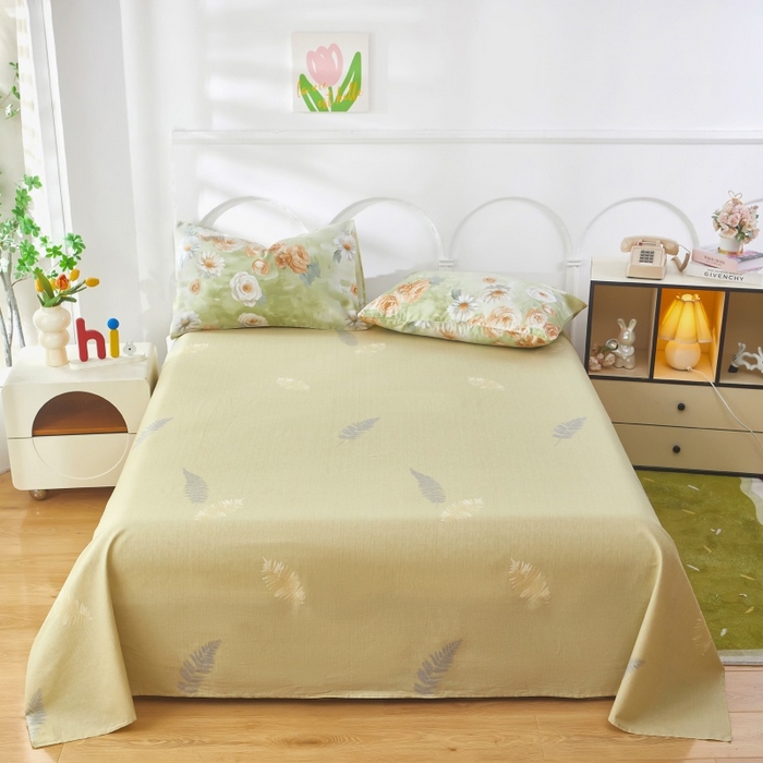 91家纺网 家纺一手货源 找家纺 黛妮雅 2026新款全棉夏被四件套单件夏被单双人空调被学生夏凉被 幸福时光