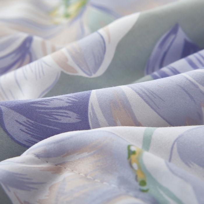 91家纺网 家纺一手货源 找家纺 黛妮雅 2026新款全棉夏被四件套单件夏被单双人空调被学生夏凉被 一夜芳华