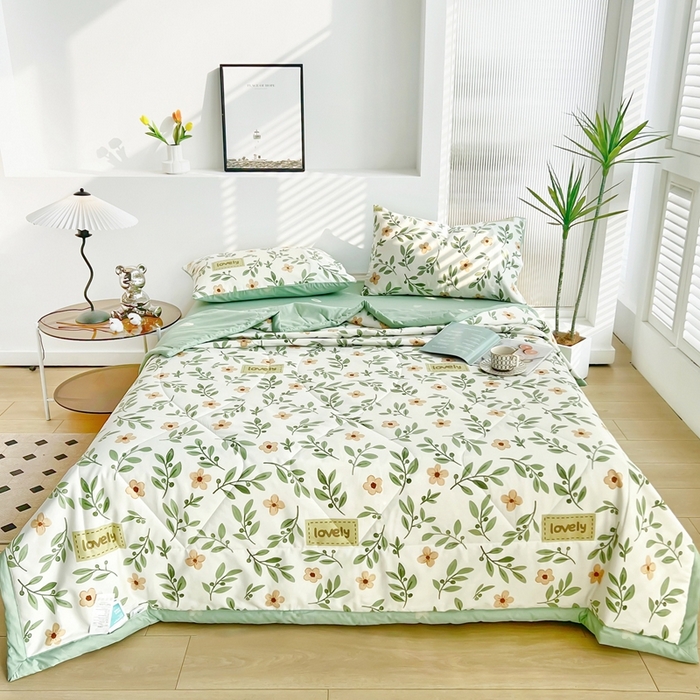 91家纺网 家纺一手货源 找家纺 （总1）黛妮雅 2026新款双面全棉羽丝夏被