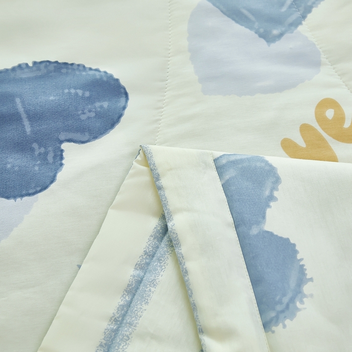 91家纺网 家纺一手货源 找家纺 黛妮雅 2026新款双面全棉羽丝夏被怦然心动