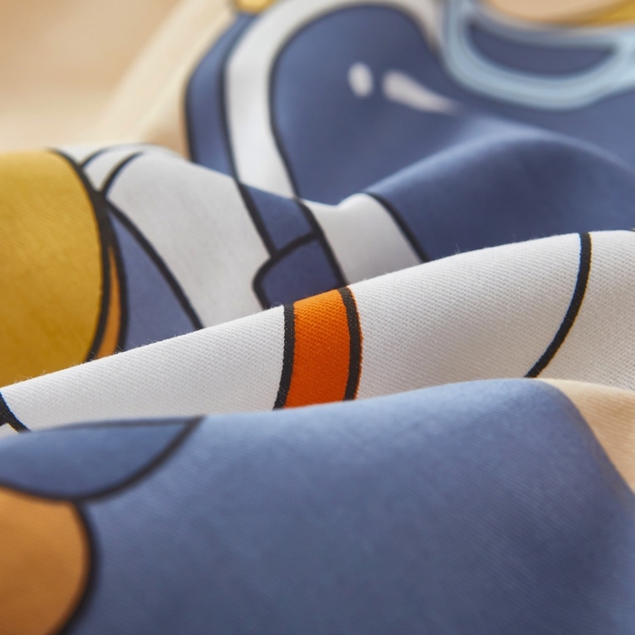 91家纺网 家纺一手货源 找家纺 黛妮雅 2026新款双面全棉羽丝夏被 太空人