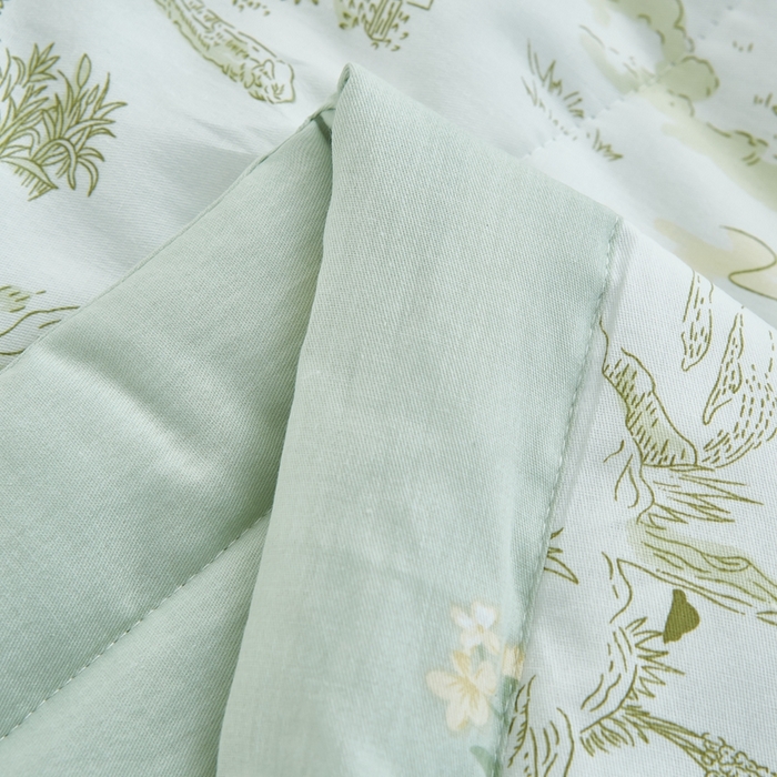 91家纺网 家纺一手货源 找家纺 黛妮雅 2026新款双面全棉羽丝夏被 童话故事