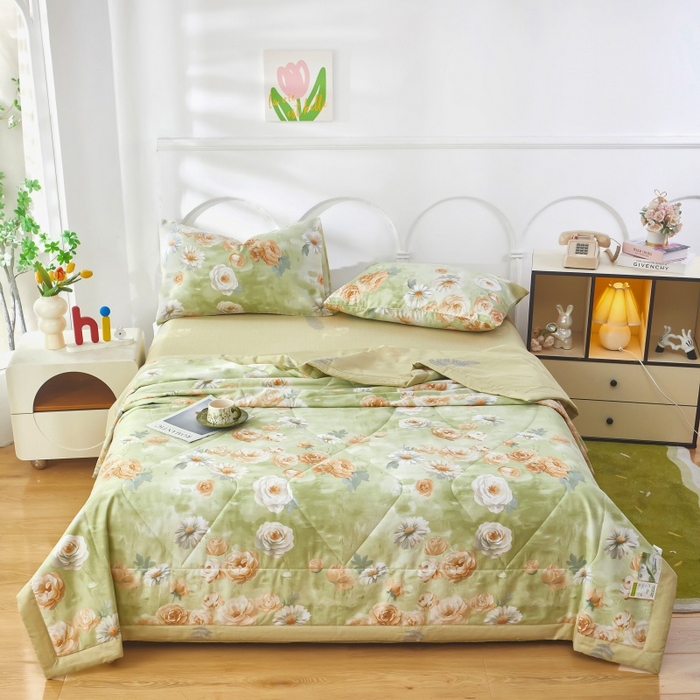 黛妮雅 2026新款双面全棉羽丝夏被幸福时光