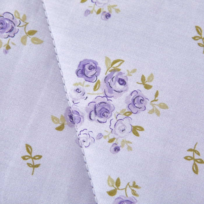 91家纺网 家纺一手货源 找家纺 黛妮雅 2026新款双面全棉羽丝夏被熏香-紫