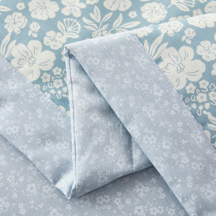 91家纺网 家纺一手货源 找家纺 黛妮雅 2026新款双面全棉羽丝夏被 云汐-蓝