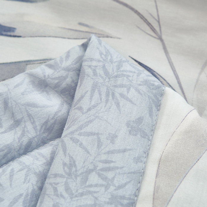 91家纺网 家纺一手货源 找家纺 黛妮雅 2026新款双面全棉羽丝夏被叶影幽梦