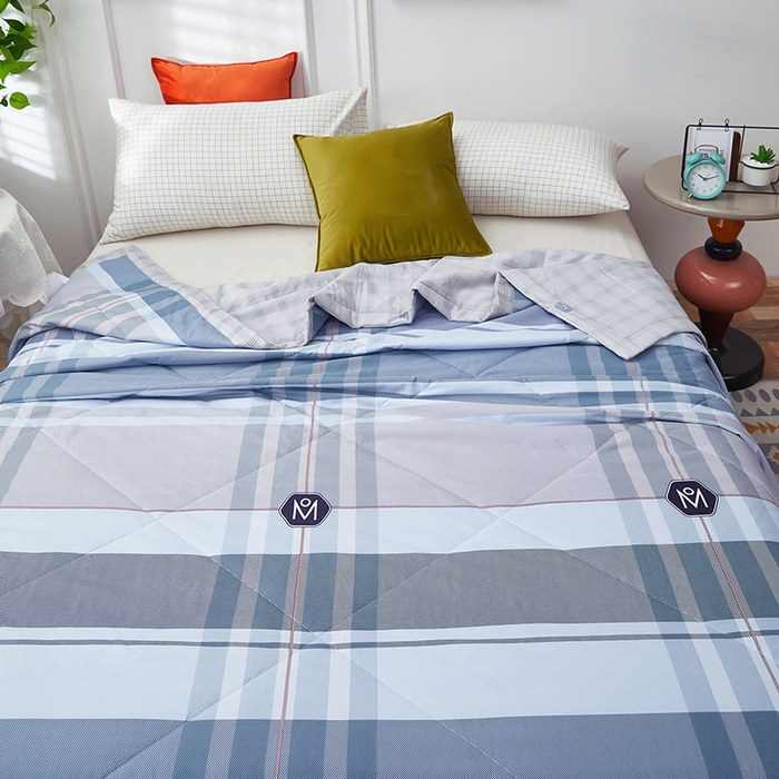 91家纺网 家纺一手货源 找家纺 黛妮雅 2026新款双面全棉羽丝夏被 自由品格