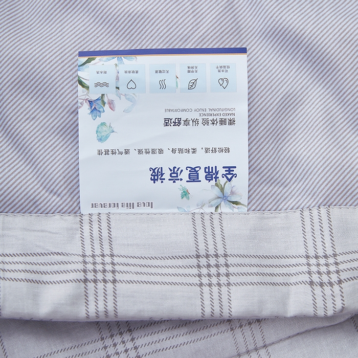 91家纺网 家纺一手货源 找家纺 黛妮雅 2026新款双面全棉羽丝夏被 自由品格