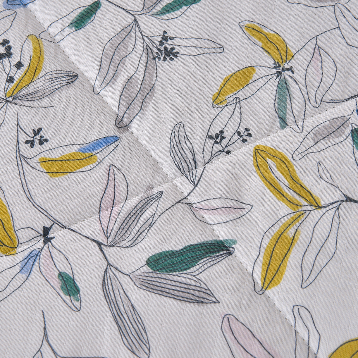 91家纺网 家纺一手货源 找家纺 金昱纺 2026新款A类全棉双层纱新疆棉花夏被四件套（带检测报告，包检测，有微信+买家秀） 镜花眠-绿