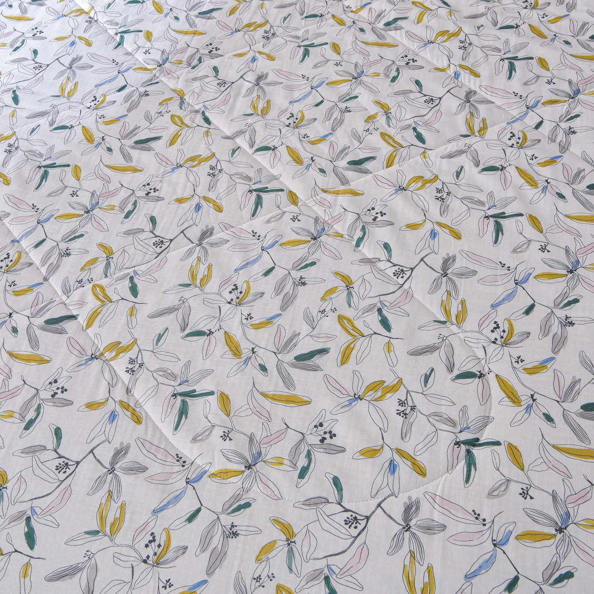 91家纺网 家纺一手货源 找家纺 金昱纺 2026新款A类全棉双层纱新疆棉花夏被四件套（带检测报告，包检测，有微信+买家秀） 镜花眠-绿