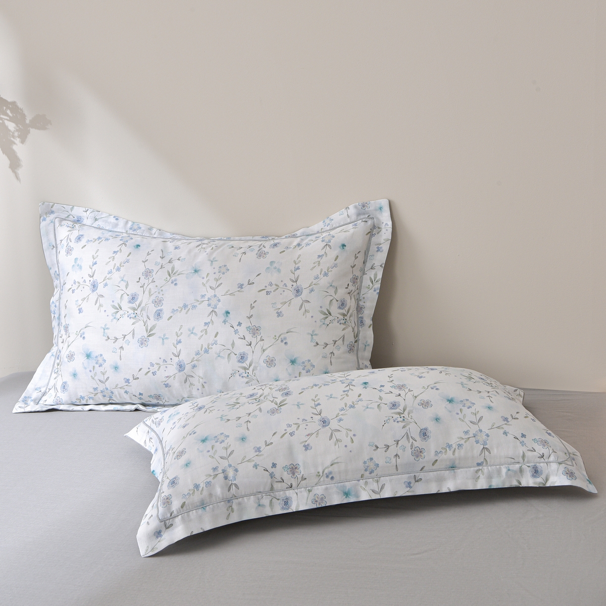 91家纺网 家纺一手货源 找家纺 金昱纺 2026新款A类全棉双层纱新疆棉花夏被四件套（带检测报告，包检测，有微信+买家秀） 莲礼枝-兰