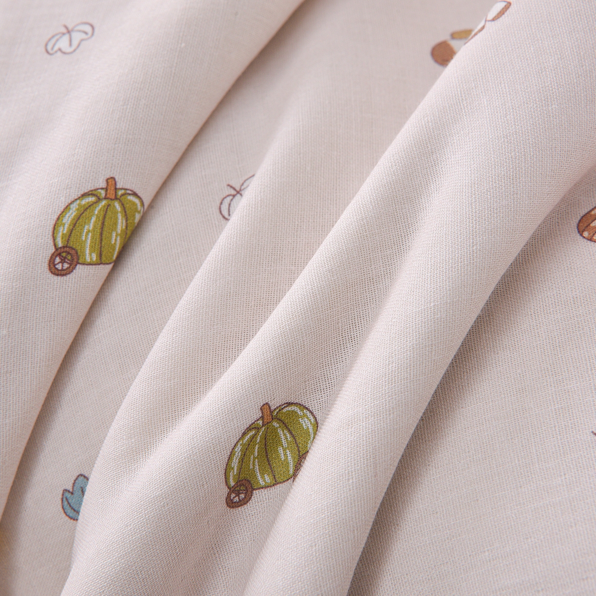 91家纺网 家纺一手货源 找家纺 金昱纺 2026新款A类全棉双层纱新疆棉花夏被四件套（带检测报告，包检测，有微信+买家秀） 南瓜马车-咖