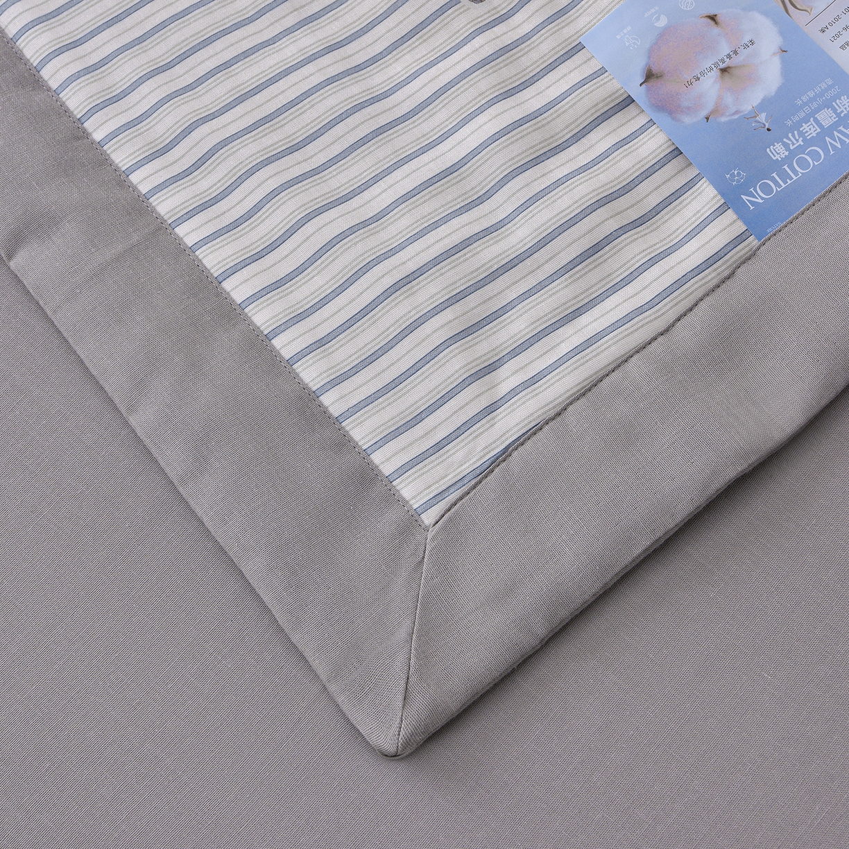 91家纺网 家纺一手货源 找家纺 金昱纺 2026新款A类全棉双层纱新疆棉花夏被四件套（带检测报告，包检测，有微信+买家秀） 泽西岛-兰