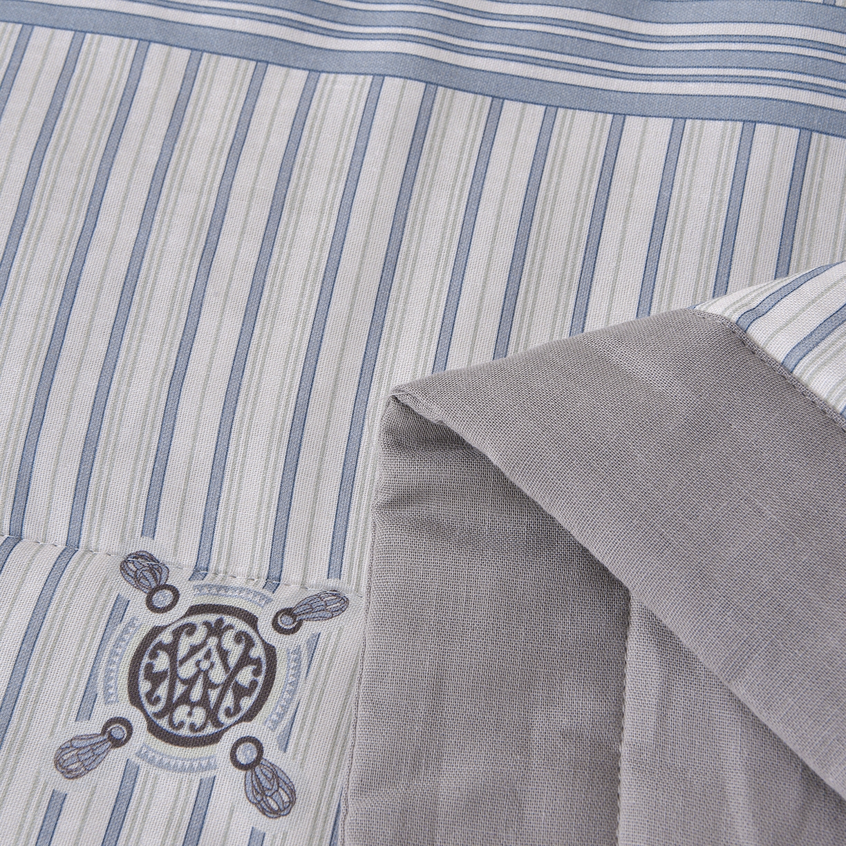 91家纺网 家纺一手货源 找家纺 金昱纺 2026新款A类全棉双层纱新疆棉花夏被四件套（带检测报告，包检测，有微信+买家秀） 泽西岛-兰