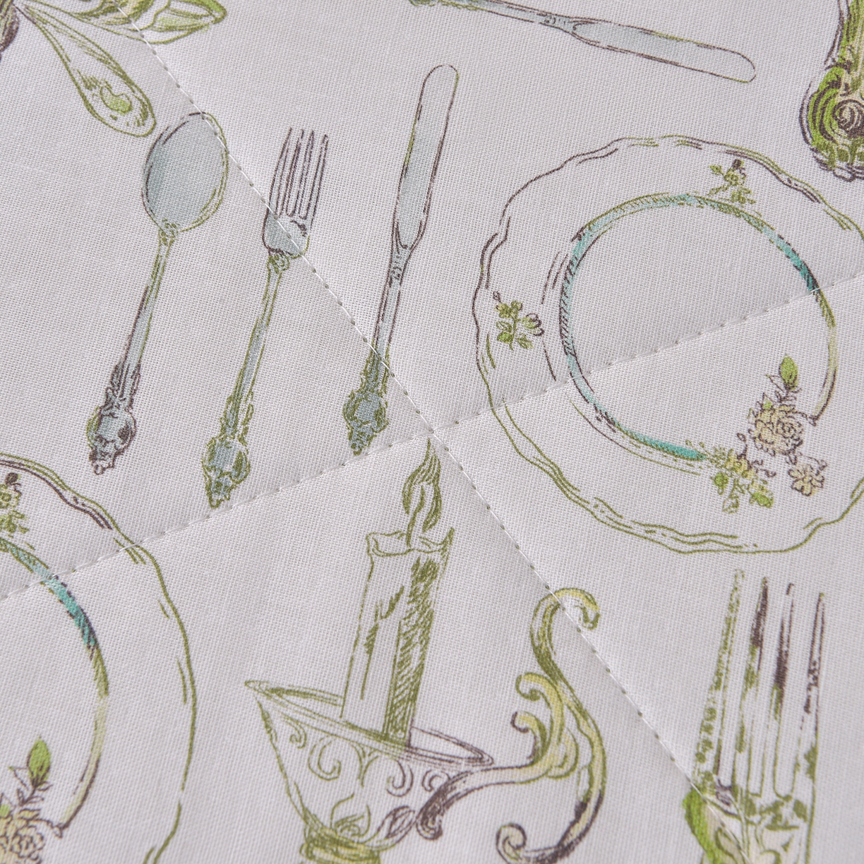 91家纺网 家纺一手货源 找家纺 金昱纺 2026新款A类全棉双层纱新疆棉花夏被四件套（带检测报告，包检测，有微信+买家秀） 中世纪-绿