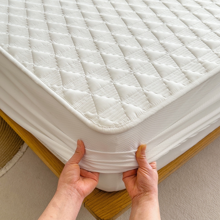 91家纺网 家纺一手货源 找家纺 （总）席世家 2026新款全棉抗菌大豆防水床笠