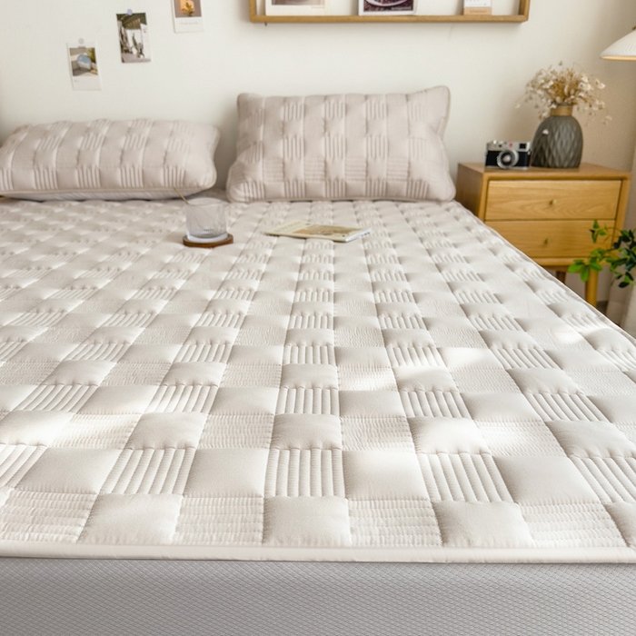 91家纺网 家纺一手货源 找家纺 （总）席世家 2026新款全棉抗菌大豆防水床笠