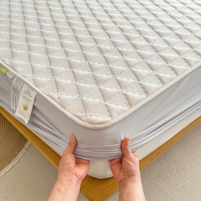 91家纺网 家纺一手货源 找家纺 （总）席世家 2026新款全棉抗菌大豆防水床笠