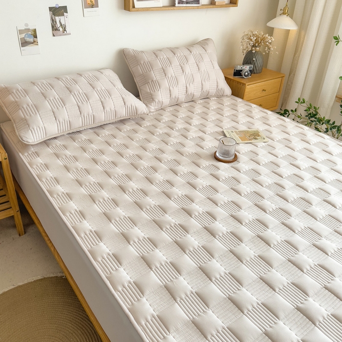 91家纺网 家纺一手货源 找家纺 （总）席世家 2026新款全棉抗菌大豆防水床笠