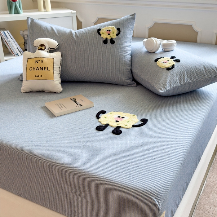 91家纺网 家纺一手货源 找家纺 （总）席世家 2026新款全棉水洗棉床笠