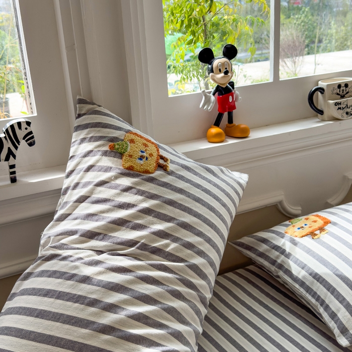 91家纺网 家纺一手货源 找家纺 席世家 2026新款全棉水洗棉床笠 水洗棉-芝士