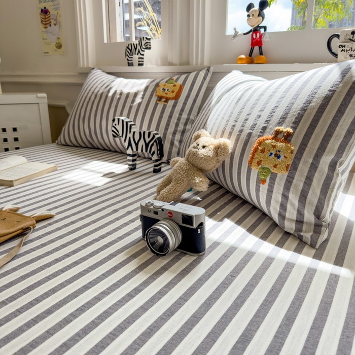 91家纺网 家纺一手货源 找家纺 席世家 2026新款全棉水洗棉床笠 水洗棉-芝士